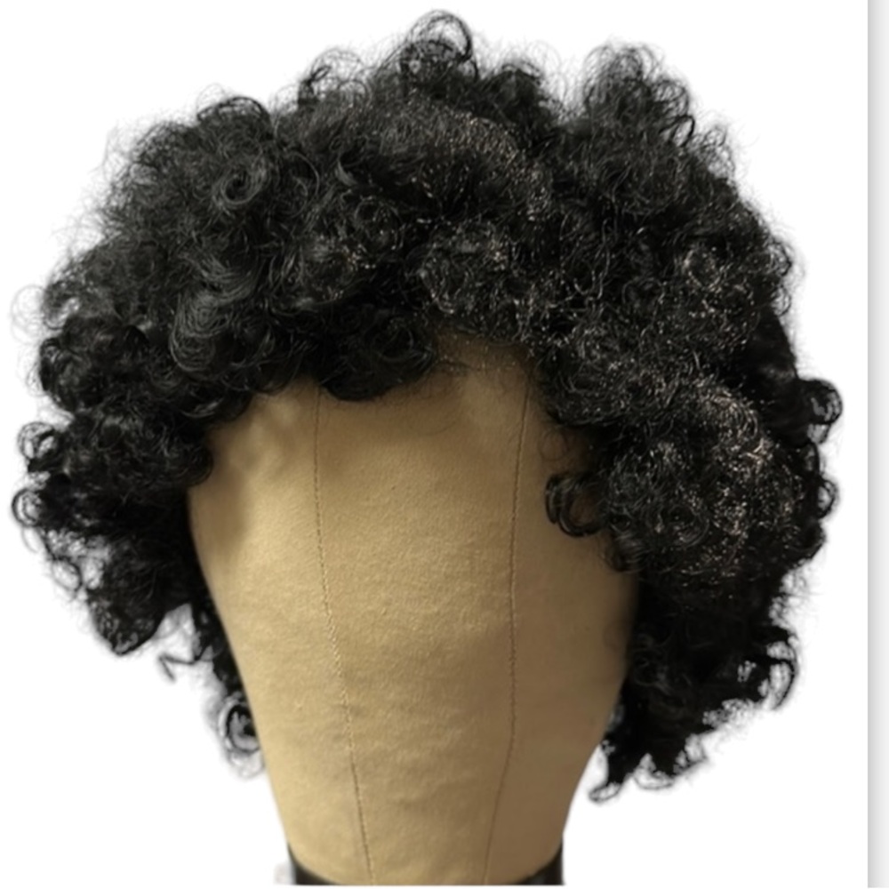 Halloween black‎ Afro disco wig 70’s (985)